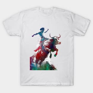 Rodeo rider sport art #rodeo T-Shirt